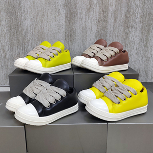 ro高帮鞋男增高厚底中筒骑士靴女休闲拉链真皮靴子复古情侣鞋短靴