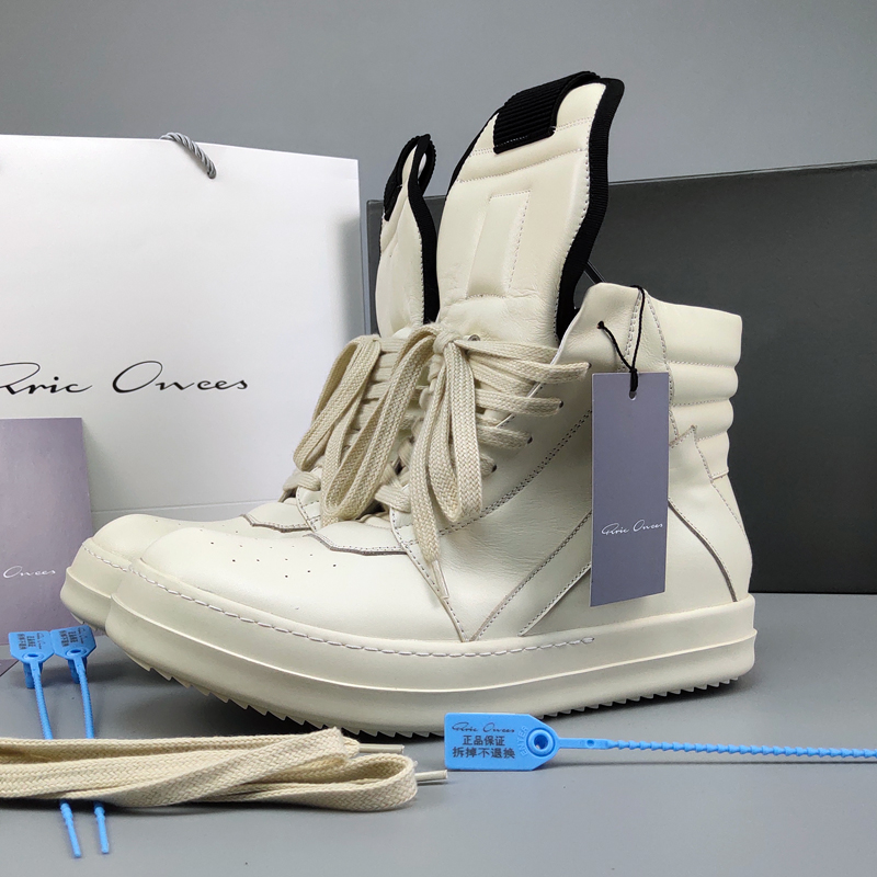 ro高帮鞋男奶香厚底女增高倒三角