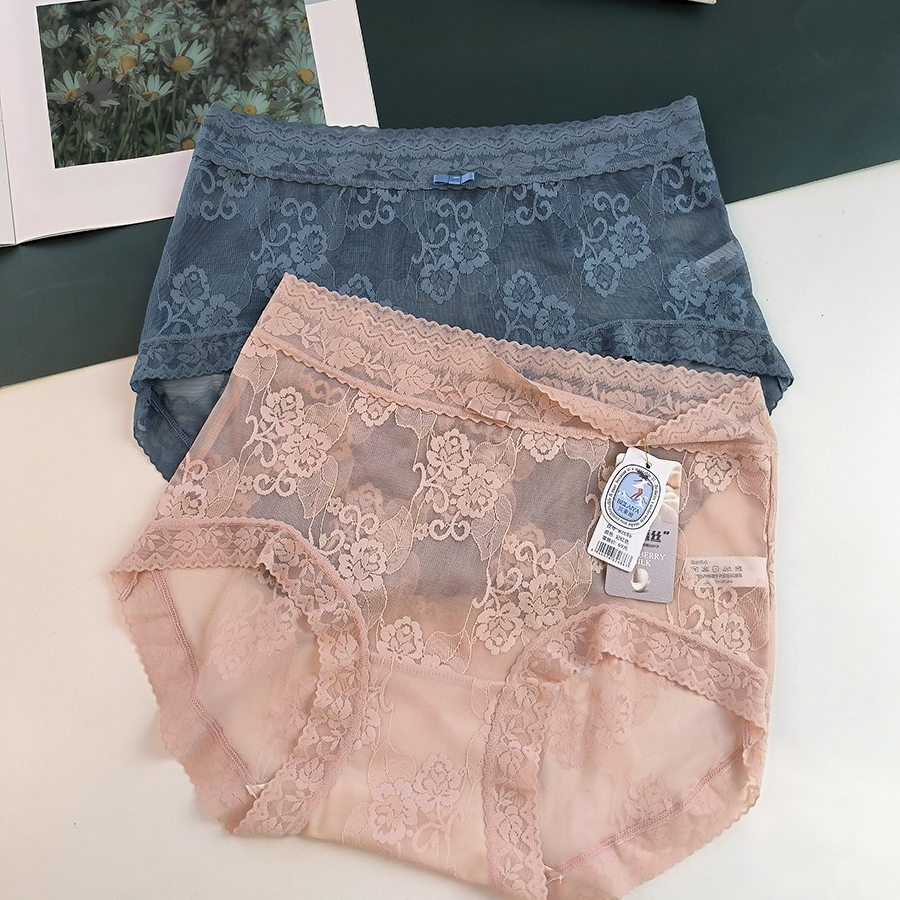 贝莱娅女士中腰性感镂空三角内裤