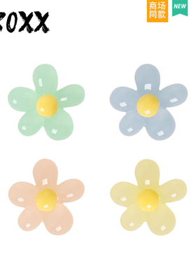 CROXX洞洞鞋配饰马卡龙色系小花鞋花鞋扣装饰扣diy鞋饰适配crocs