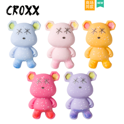 CROXX暴力熊公仔鞋花洞洞鞋装饰 卡扣diy配饰配件适配Cross/Crocs