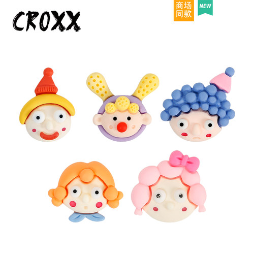 CROXX 小丑洞洞鞋配饰鞋扣鞋花装饰扣卡扣diy配件适配Cross/Crocs