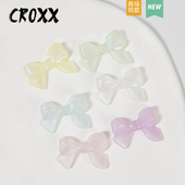 鞋 CROXX 扣diy配件 花装 饰扣某书同款 洞洞鞋 配饰人鱼姬珠光丝带鞋