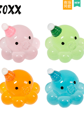 CROXX 洞洞鞋配饰立体夜光章鱼鞋花装饰扣卡扣diy适配Cross/Crocs