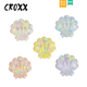 CROXX 花配饰卡扣适配Crocs 饰扣diy鞋 洞洞鞋 配饰珠光细闪贝壳装