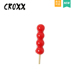 CROXX食玩冰糖葫芦洞洞鞋 卡扣适配crocs 扣配件豆豆鞋 配饰鞋 花鞋
