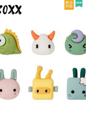 CROXX 卡通小怪物洞洞鞋配饰diy装饰扣卡扣鞋扣鞋花适配Cross