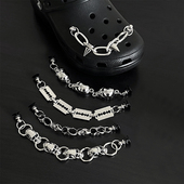 洞洞鞋 配饰铆钉潮酷风鞋 花装 CROXX 饰扣卡扣diy配件鞋 扣适配Cross