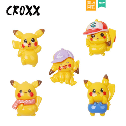 CROXX 洞洞鞋配饰卡通皮卡丘装饰扣diy鞋花配饰鞋扣卡扣适配crocs