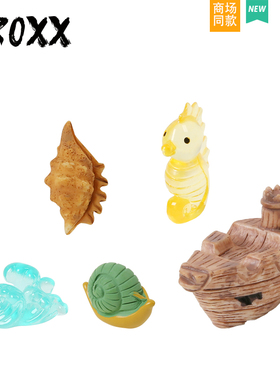 CROXX海洋系列洞洞鞋配饰3d立体鞋花鞋扣装饰扣饰品卡扣适配crocs