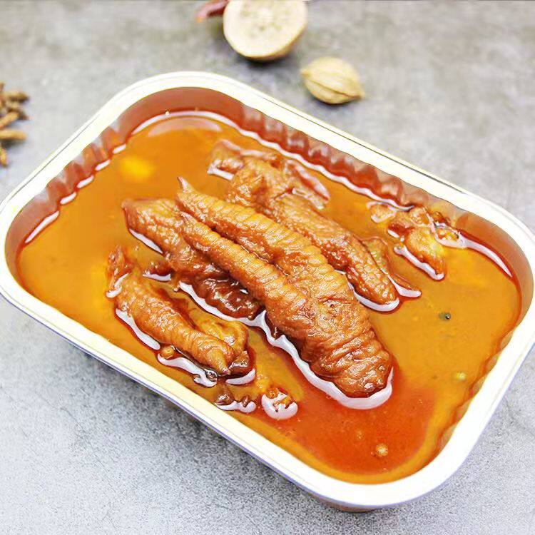 网红锡纸凤爪烧烤西餐酒店快捷菜冷冻食品半成品即热即食鸡爪烤肉