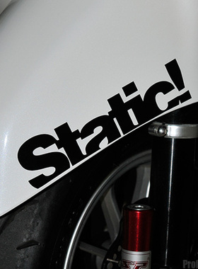 TUTU圖圖車貼-Hellaflush HF风格 STATIC 齐边贴 反光贴 汽车贴纸