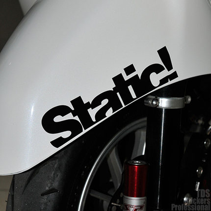 TUTU圖圖車貼-Hellaflush HF风格 STATIC 齐边贴 反光贴 汽车贴纸