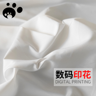 样卡167 薄无弹密实防水50D棉感羽绒服印花定制面料布料