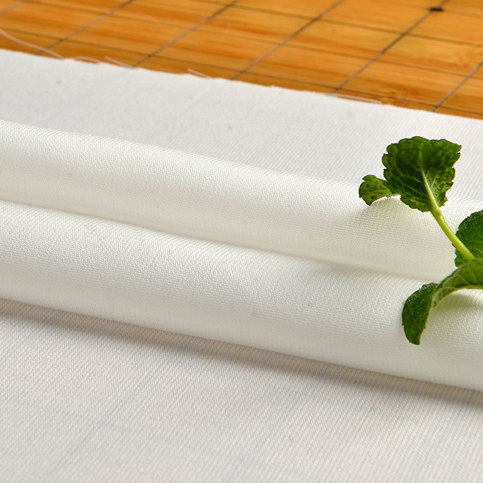 无弹透气精品麻布料连衣裙复古