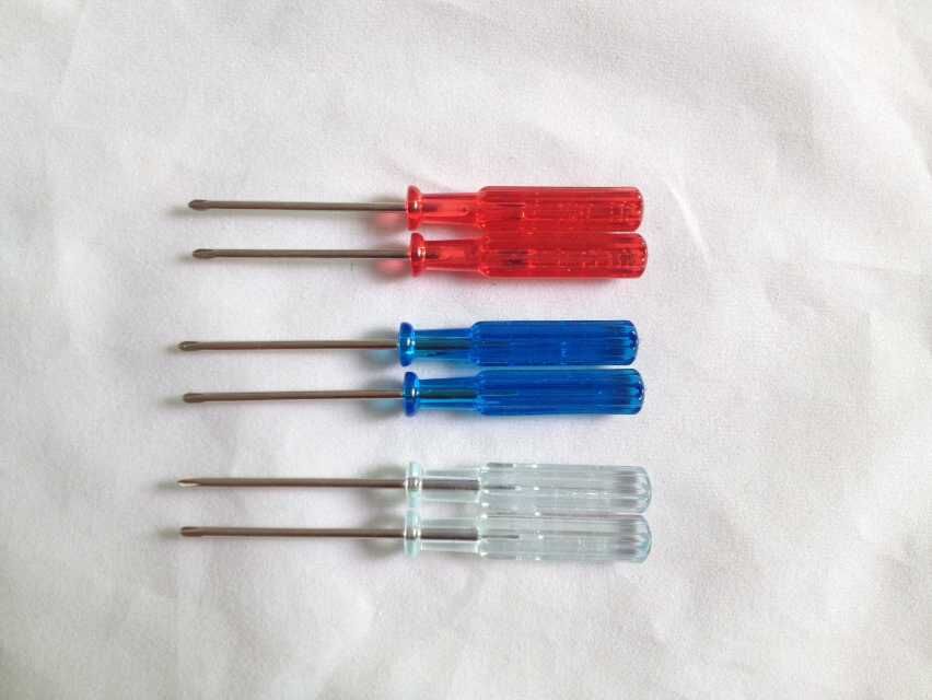 4棱手柄小螺丝刀十字起子2mm玩具配件工具2厘小螺丝批改锥