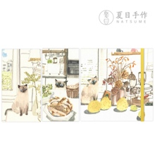305/310/308「NATSUME X 介疾·暹罗猫2」手工水彩本宝虹鲁本斯