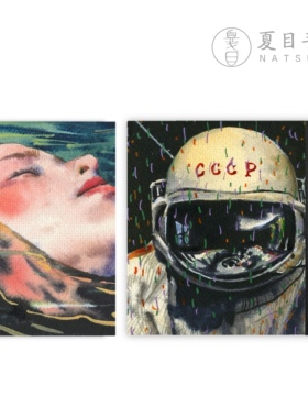 295/297「NATSUME x 崔佳霖」手工水彩本手账速写本宝虹鲁本斯
