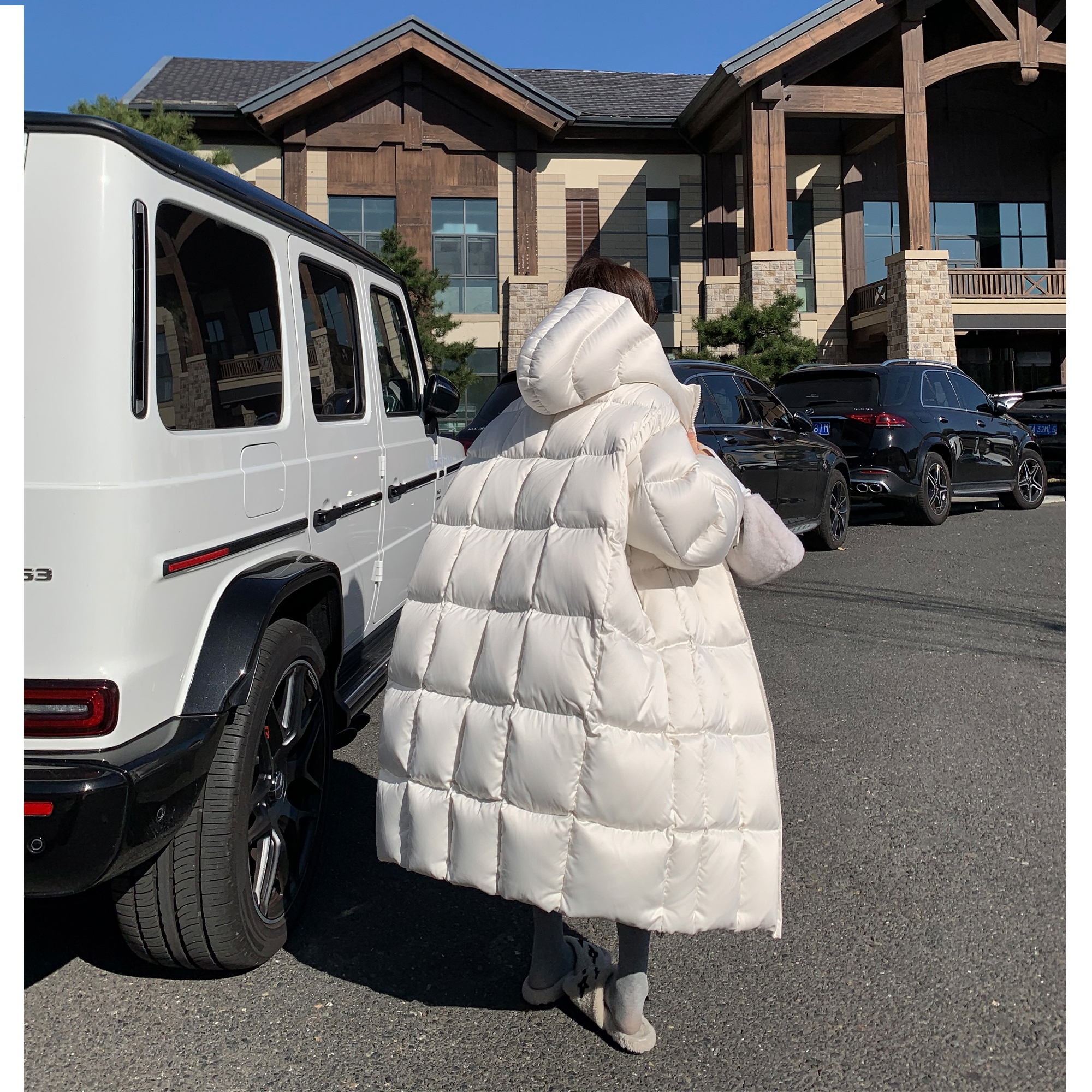 600g过冬保命新国标棉被羽绒服女