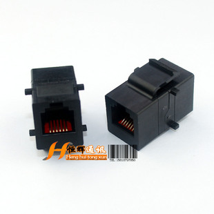 7900R IC-2720H面板延长线 手咪延长线 6芯 直通模块 黑色串通盒