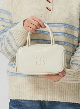 26新款MLB斜挎包男女NY复古手提包拎包运动休闲包单肩包3ACRV016N