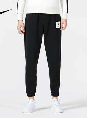 Nike耐克男子长裤AIR JORDAN加绒针织束脚卫裤休闲运动裤DQ7469