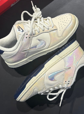 25新款Nike耐克女子板鞋DUNK LOW珠光流沙加绒低帮运动鞋IM6571