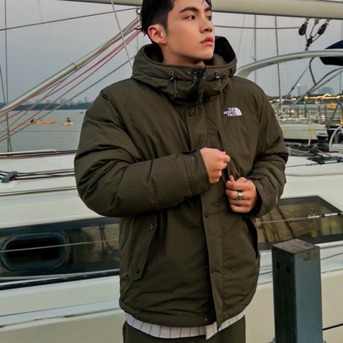 北面羽绒服男防泼水鹅绒保暖外套