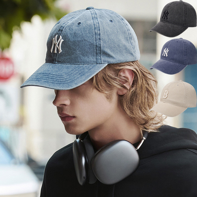 MLB男女棒球帽水洗做旧运动帽