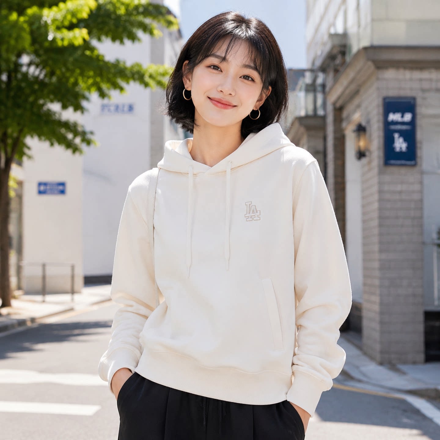26款MLB卫衣男女运动休闲套头衫