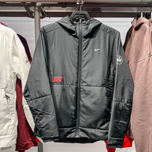 26新款Nike耐克棉服外套男子连帽防风保暖速干运动休闲夹克IQ3715