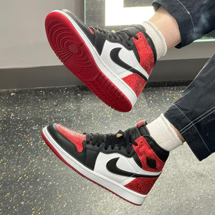 Jordan25新款Nike耐克女子板鞋AJ1复刻高帮缓震休闲运动鞋FD2596
