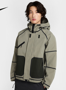25新款Nike耐克男子外套机能风防风防泼水连帽运动夹克HM9474