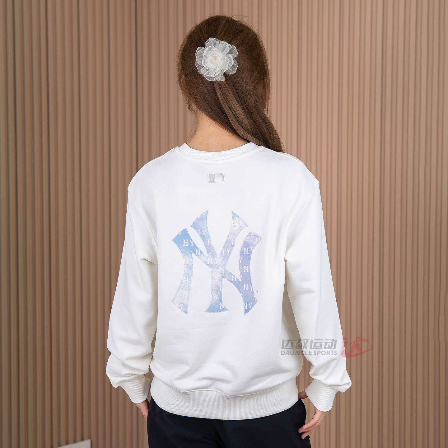 MLB运动卫衣男女宽松休闲套头衫