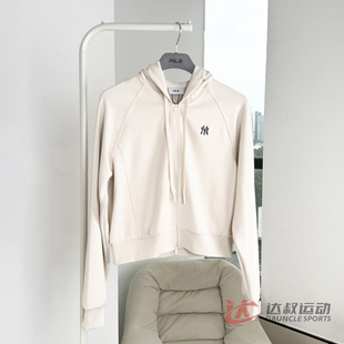 25新款MLB女款外套NY刺绣短款针织连帽开衫卫衣运动夹克3FTRB0354