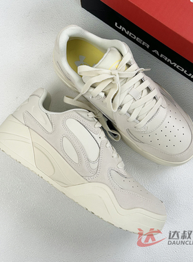 25新款UA安德玛情侣运动鞋男女Court Anatomix绒面休闲鞋6000063