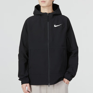 24新款Nike耐克男子外套PRO薄绒梭织连帽跑步训练运动夹克DQ6594