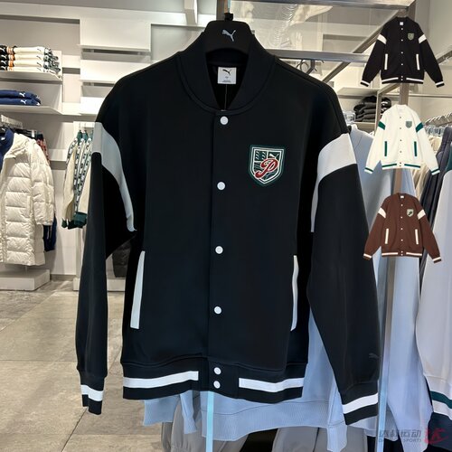 PUMA彪马男复古棒球服运动茄克