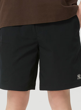 26新款MLB情侣短裤男女NY刺绣小标防泼水速干休闲运动裤3ASMB0263