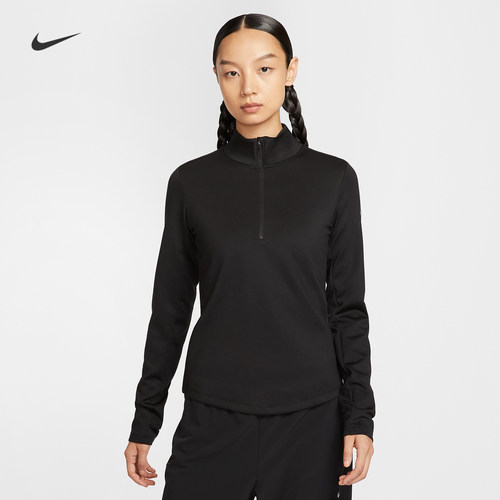 Nike耐克女子针织立领半拉链卫衣
