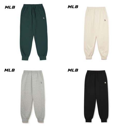 MLB情侣NY经典小标束脚运动长裤