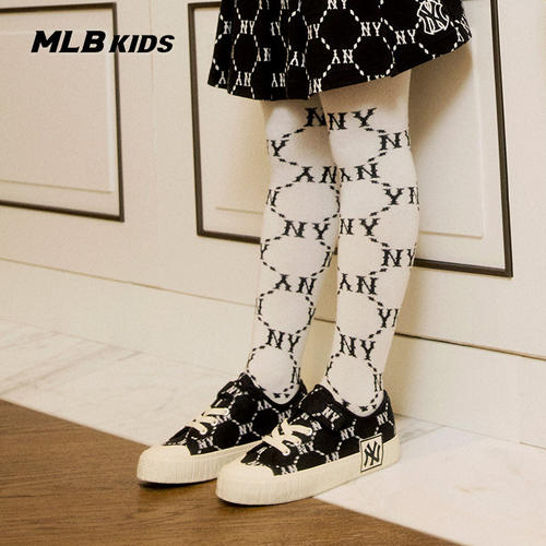26新款MLB儿童裤袜男女童老花