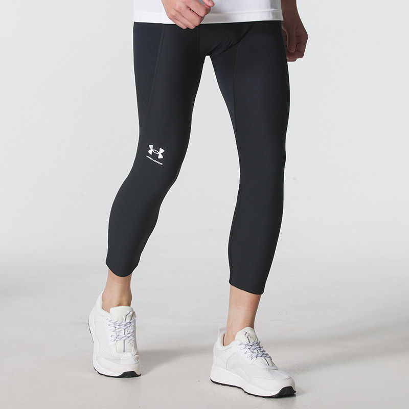 26新款UA安德玛男子保暖紧身透气跑步健身训练运动裤打底1361588