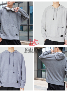 安德玛UA秋冬Ottoman男抓绒连帽训练运动卫衣宽松套头衫1373878