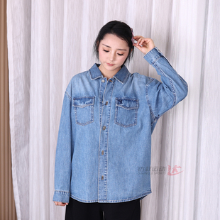 26新款 运动夹克3ADRV0161 MLB外套男女NY字母刺绣学院风牛仔衬衫