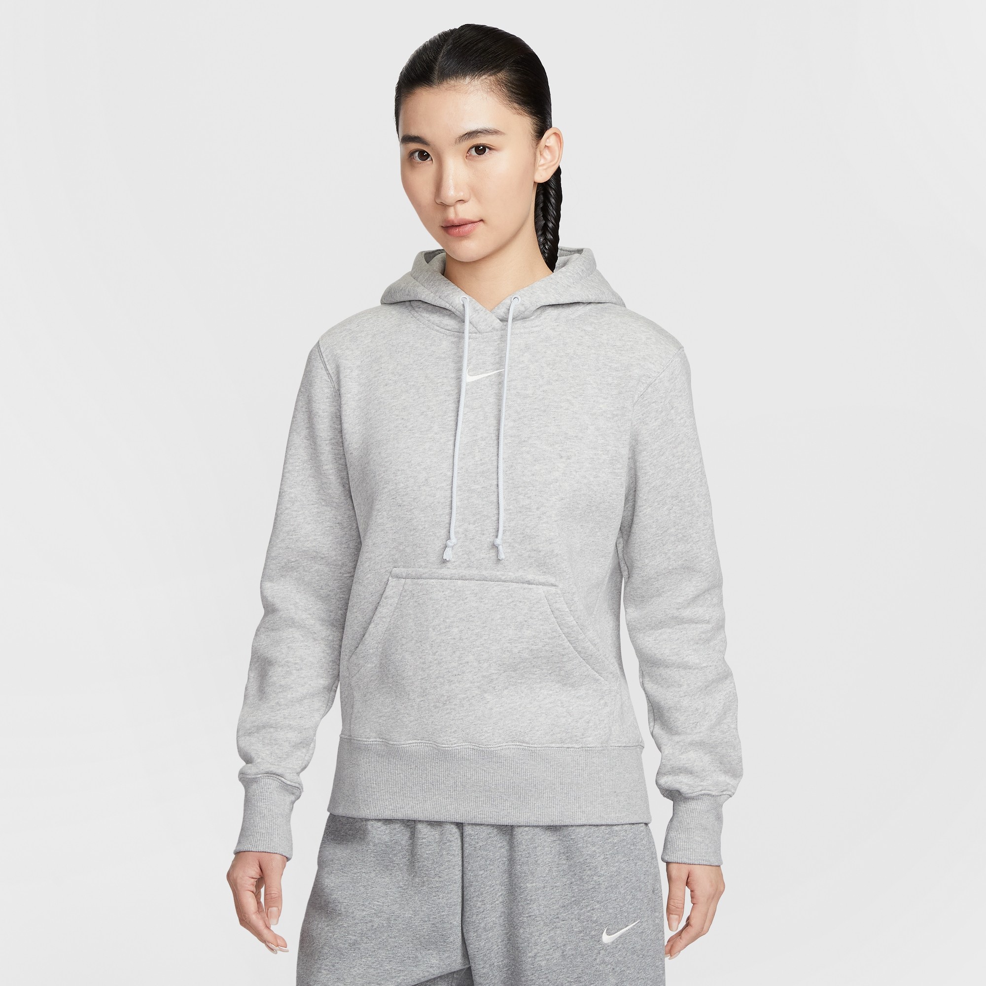 26新款Nike耐克女子卫衣PHOENIX加绒针织连帽运动套头衫HF6840