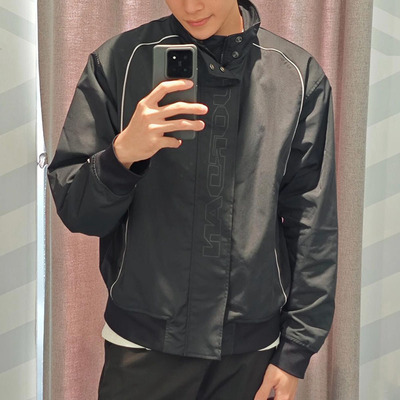 JORDAN男子立领反光运动茄克