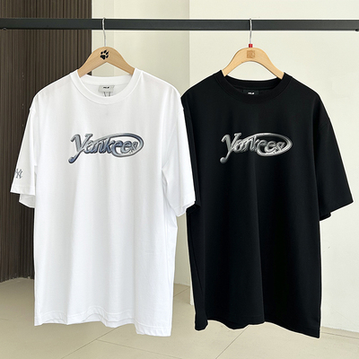MLB短袖男女NY字母印花运动T恤