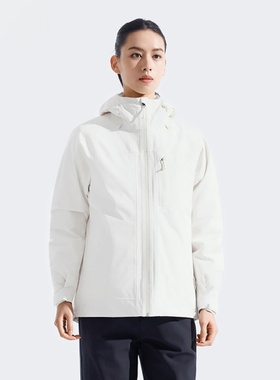 25新款TheNorthFace北面冲锋衣女防水羽绒三合一鹅绒保暖外套8ED1