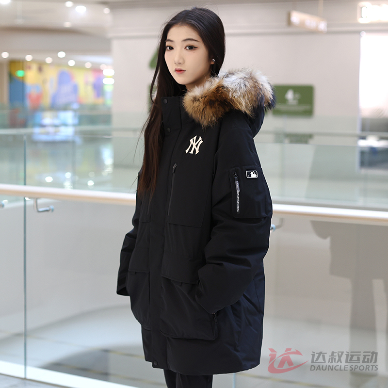 MLB男女鹅绒工装风运动羽绒服